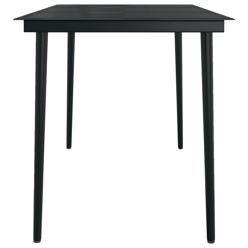 Set da Pranzo da Giardino 7 pz con Cuscini Grigio | homemem39