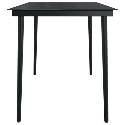 Set da Pranzo da Giardino 7 pz con Cuscini Grigio | homemem39