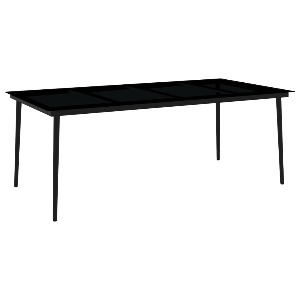 Set da Pranzo da Giardino 9 pz con Cuscini Grigio | homemem39