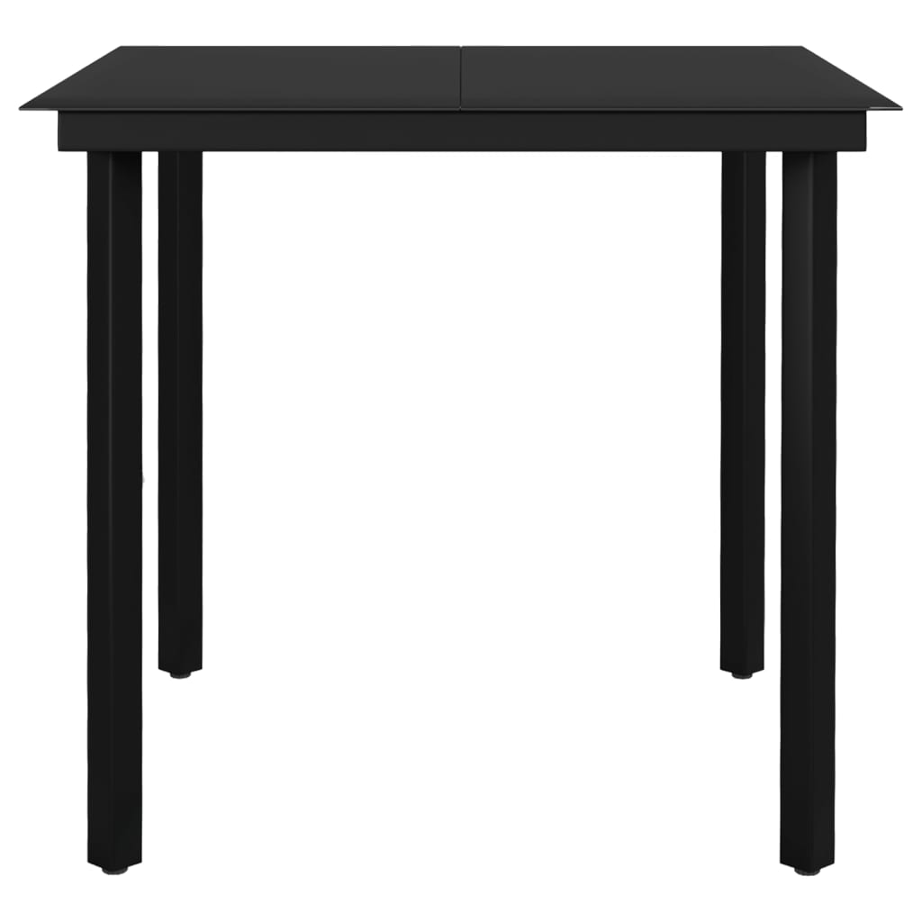 Set da Pranzo da Giardino 5 pz Grigio Scuro | homemem39