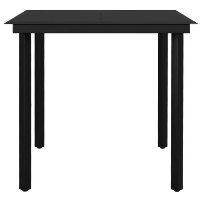 Set Mobili da Pranzo per Giardino 5 pz Grigio Chiaro | homemem39