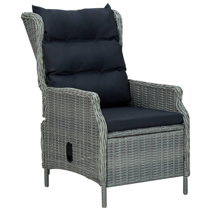 Set da Pranzo da Giardino 7 pz Grigio Chiaro | homemem39