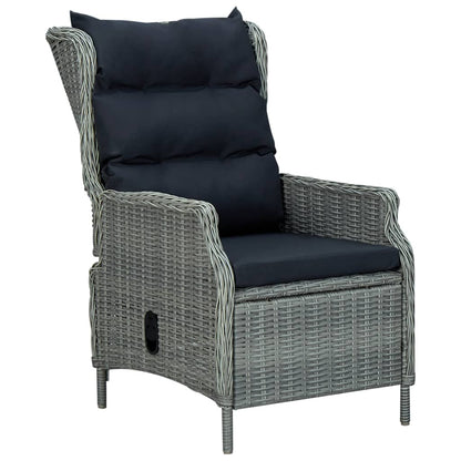 Set Mobili da Pranzo per Giardino 5 pz Grigio Chiaro | homemem39