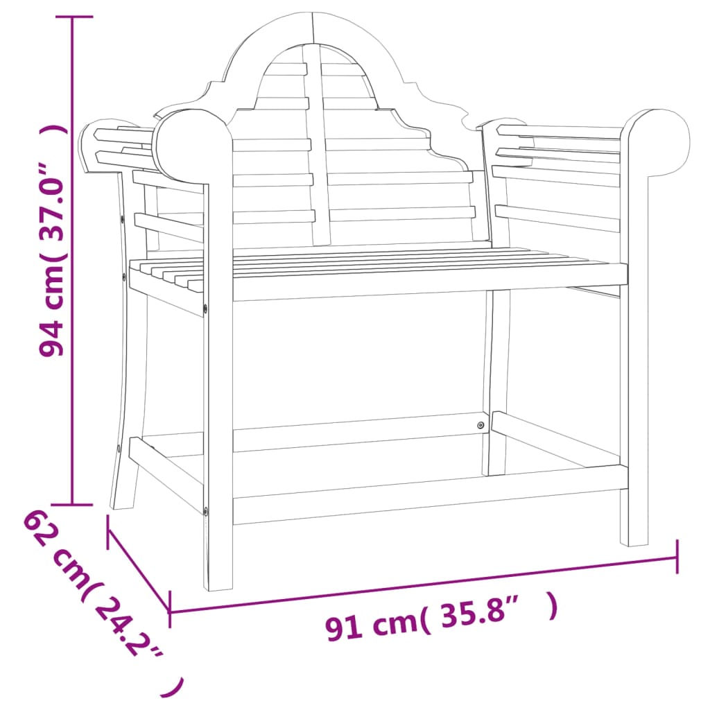 Set Salotto per Giardino 4pz Legno Massello di Teak | homemem39