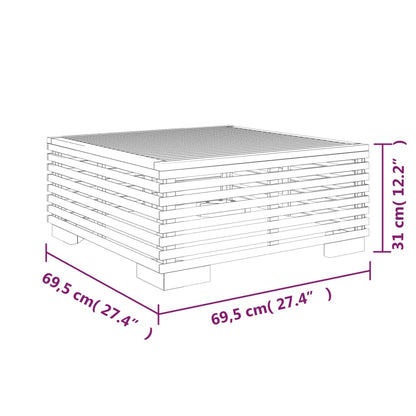 Set Divani da Giardino 5 pz con Cuscini Legno Massello di Teak | homemem39