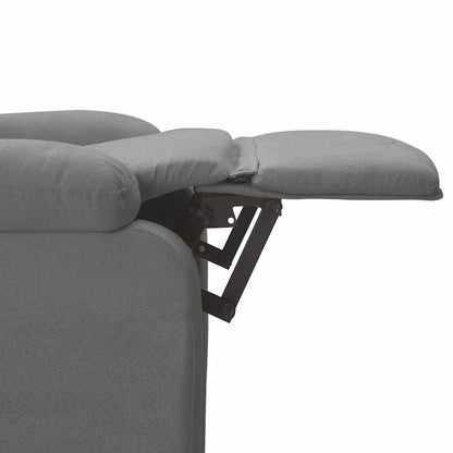 Poltrona Reclinabile in Tessuto Grigio Scuro - homemem39
