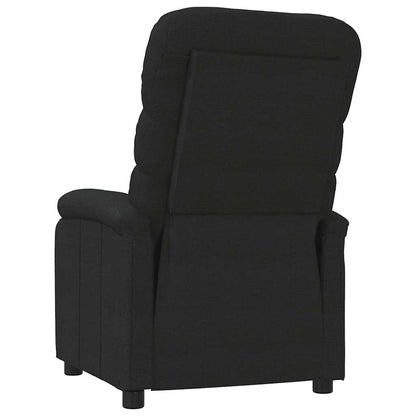 Poltrona Reclinabile in Tessuto Nero - homemem39