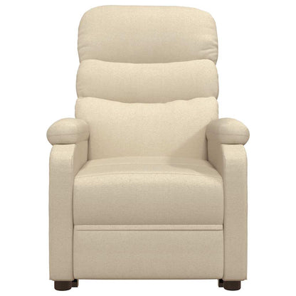 Poltrona Reclinabile in Tessuto Crema - homemem39