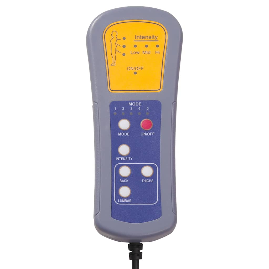 Poltrona Massaggiante Marrone in Tessuto - homemem39