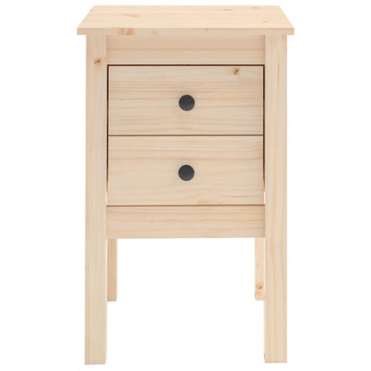Comodini 2 pz 40x35x61,5 cm in Legno Massello di Pino