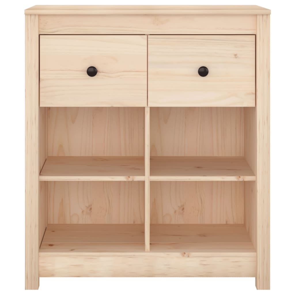 Credenza 70x35x80 cm in Legno Massello di Pino - homemem39
