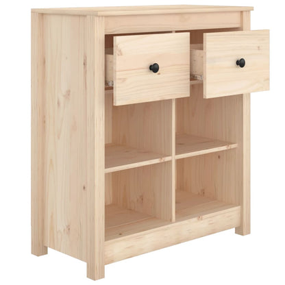 Credenza 70x35x80 cm in Legno Massello di Pino - homemem39