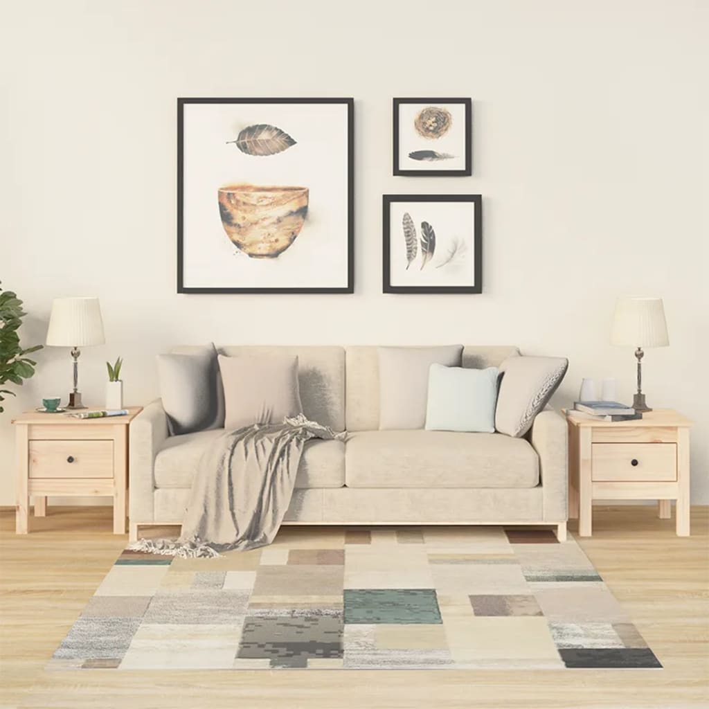 Tavolini 2 pz 40x40x39 cm Legno Massello di Pino - homemem39