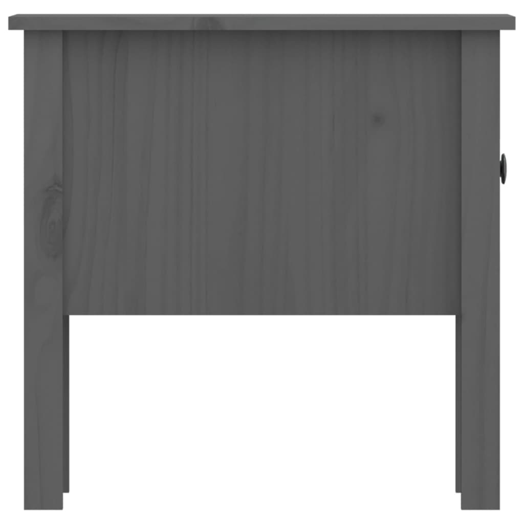 Tavolino Grigio 50x50x49 cm Legno Massello di Pino - homemem39