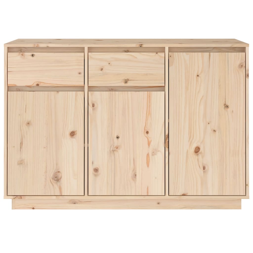 Credenza 110x34x75 cm in Legno Massello di Pino - homemem39