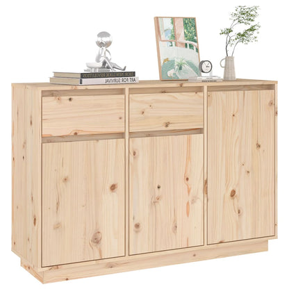 Credenza 110x34x75 cm in Legno Massello di Pino - homemem39