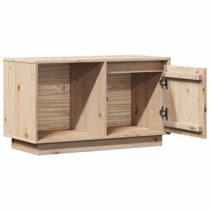 Mobile Porta TV 74x35x44 cm in Legno Massello di Pino - homemem39