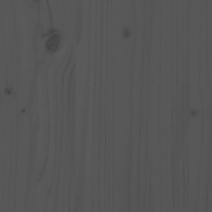 Mobile Porta TV Grigio 74x35x44 cm in Legno Massello di Pino - homemem39