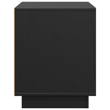 Mobile Porta TV Nero 74x35x44 cm in Legno Massello di Pino - homemem39
