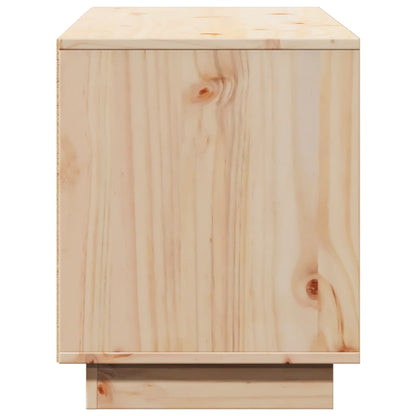Mobile Porta TV 110,5x35x44 cm in Legno Massello di Pino - homemem39