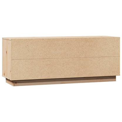 Mobile Porta TV 110,5x35x44 cm in Legno Massello di Pino - homemem39