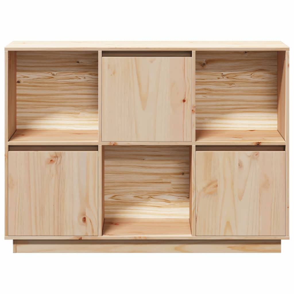 Credenza 110,5x35x80 cm in Legno Massello di Pino - homemem39