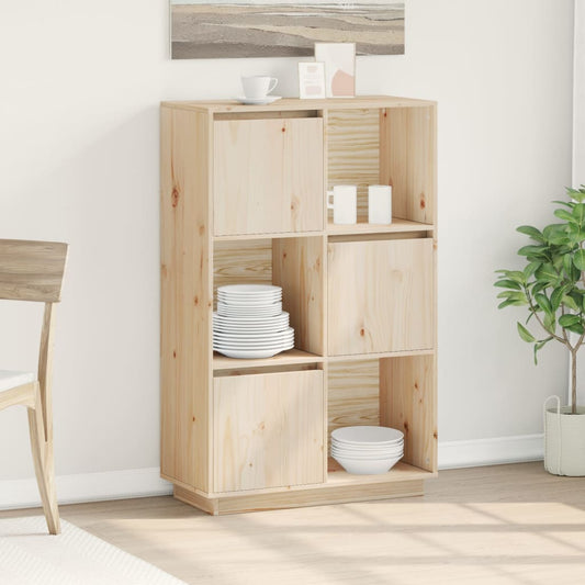 Credenza 74x35x117 cm in Legno Massello di Pino - homemem39