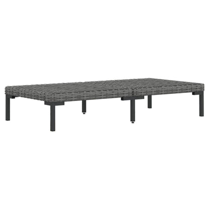Divani da Giardino 5 pz con Cuscini in Polyrattan Grigio Scuro | homemem39