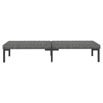 Divani da Giardino 5 pz con Cuscini in Polyrattan Grigio Scuro | homemem39