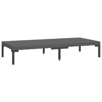 Divani da Giardino 6 pz con Cuscini in Polyrattan Grigio Scuro | homemem39
