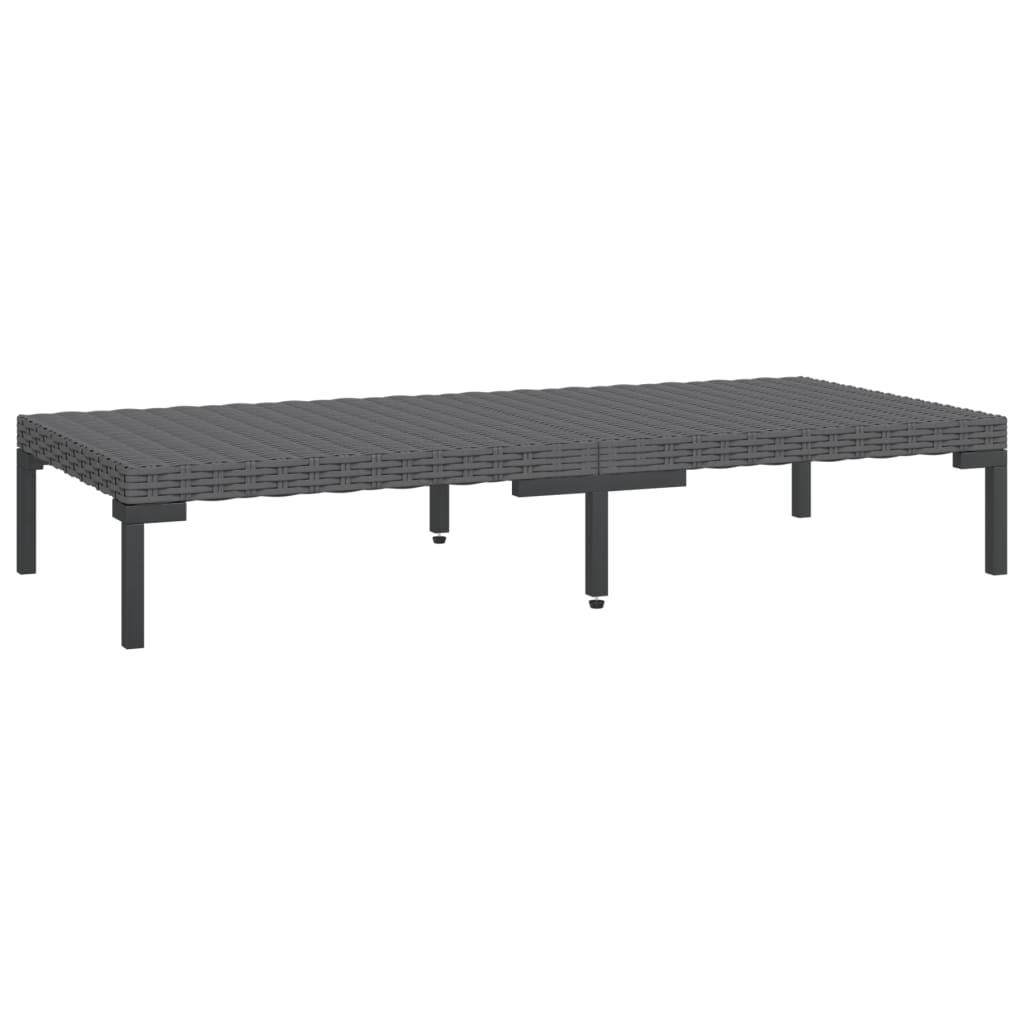 Divani da Giardino 6 pz con Cuscini in Polyrattan Grigio Scuro | homemem39