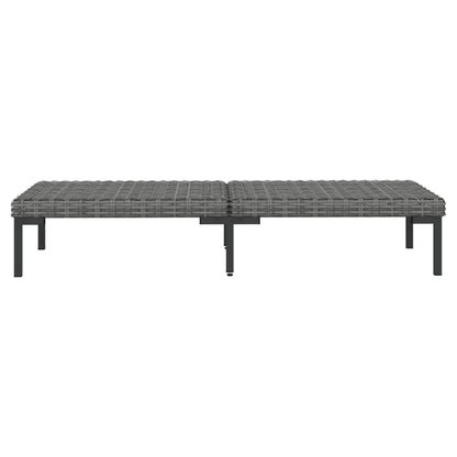 Divani da Giardino 8 pz con Cuscini in Polyrattan Grigio Scuro | homemem39