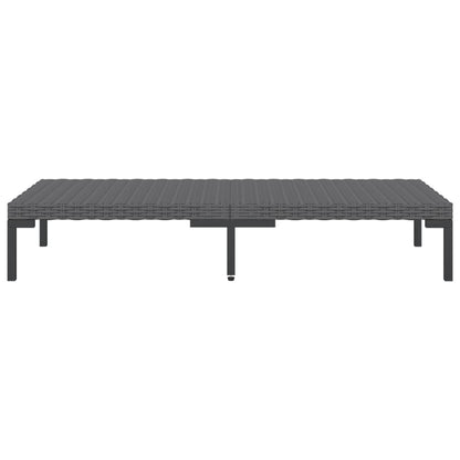 Set Divani da Giardino 7 pz con Cuscini Polyrattan Grigio Scuro | homemem39