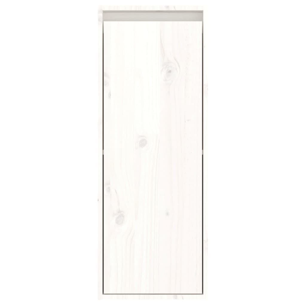 Mobili Porta TV 2 pz Bianchi in Legno Massello di Pino - homemem39