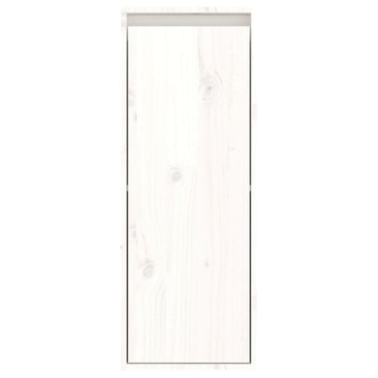 Mobili Porta TV 2 pz Bianchi in Legno Massello di Pino - homemem39