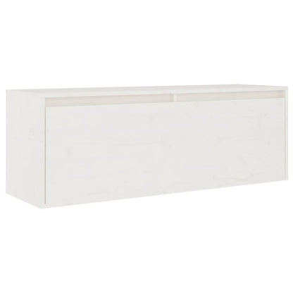 Set Mobile TV 3 pz bianco in legno massello di pino - homemem39