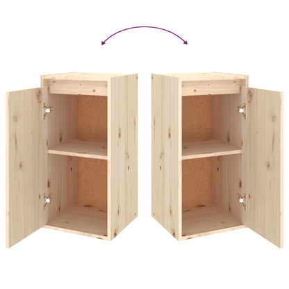 Mobili Porta TV 2 pz in Legno Massello di Pino