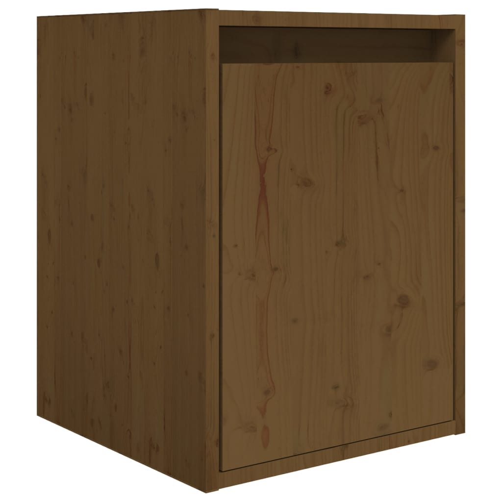 Mobili Porta TV 3 pz Marrone ambra in Legno Massello di Pino - homemem39