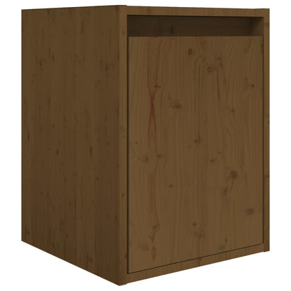 Mobili Porta TV 3 pz Marrone ambra in Legno Massello di Pino - homemem39