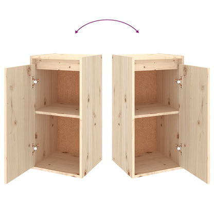 Mobili Porta TV 4 pz in Legno Massello di Pino