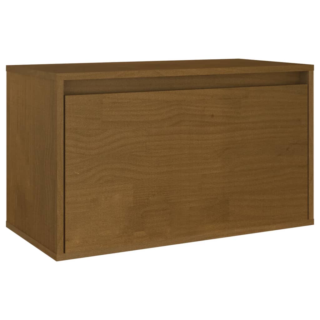 Mobili Porta TV 5 pz ambra in Legno Massello di Pino - homemem39