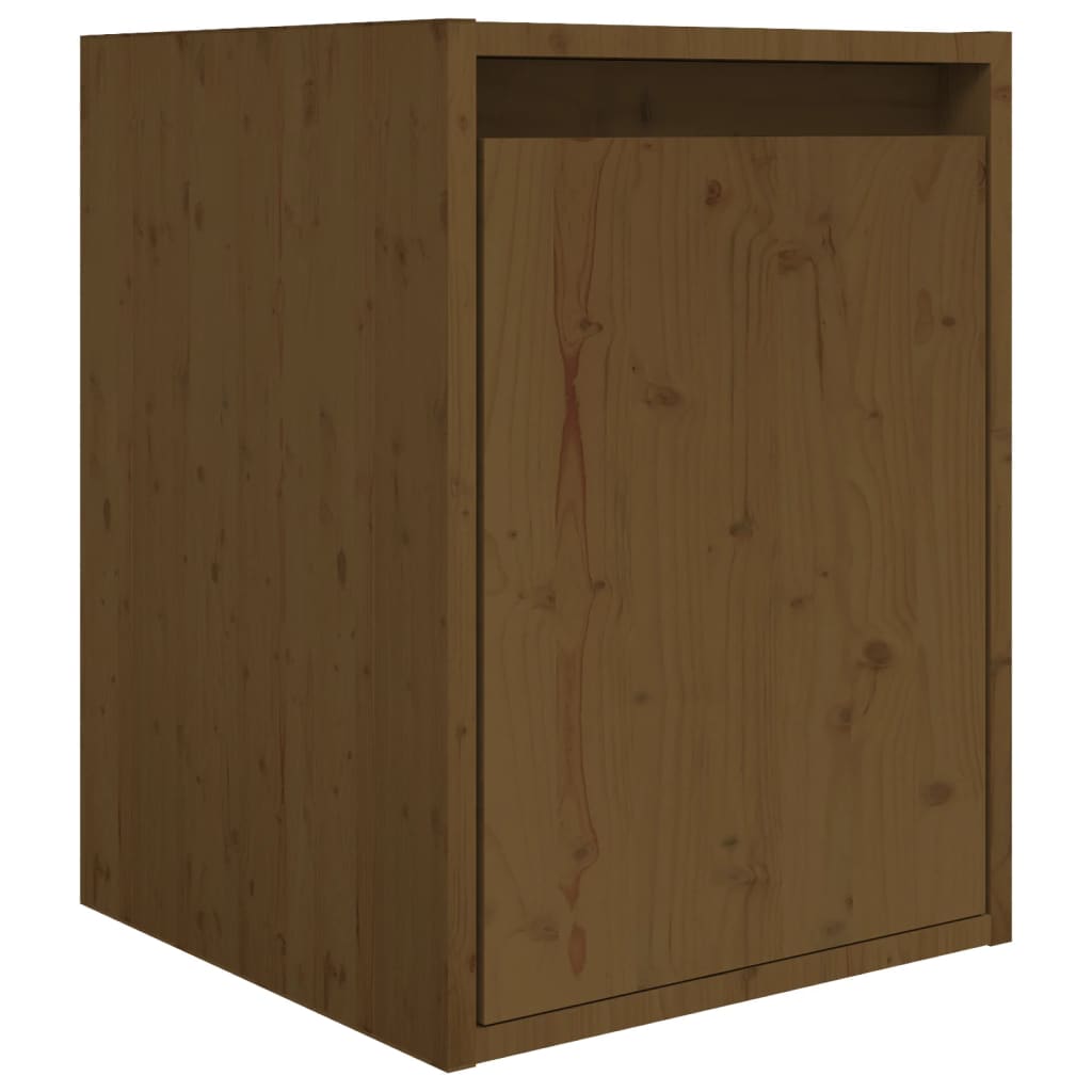 Mobili Porta TV 5 pz ambra in Legno Massello di Pino - homemem39