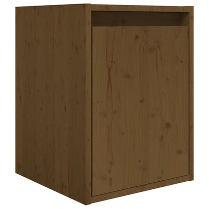 Mobili Porta TV 5 pz ambra in Legno Massello di Pino - homemem39