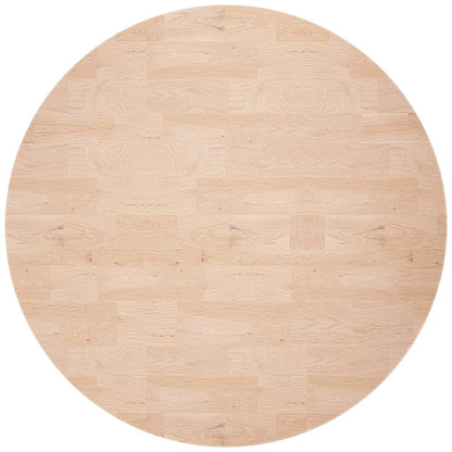Piano Tavolo Rotondo Ø60x2,5 cm Massello di Rovere Non Trattato | homemem39