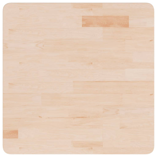 Piano Tavolo Quadrato 60x60x1,5 cm Massello Rovere Non Trattato | homemem39