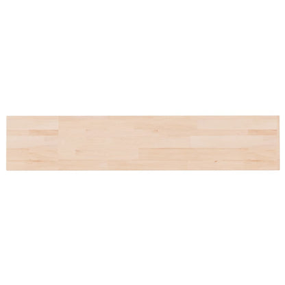 Ripiano 100x20x1,5 cm Legno Massello di Rovere Non Trattato | homemem39