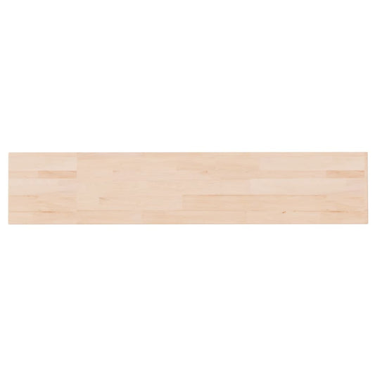 Ripiano 100x20x1,5 cm Legno Massello di Rovere Non Trattato | homemem39
