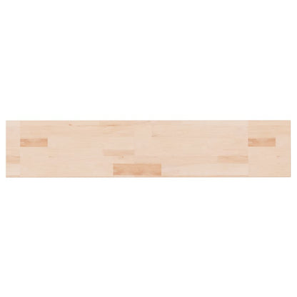Ripiano 100x20x2,5 cm Legno Massello di Rovere Non Trattato | homemem39