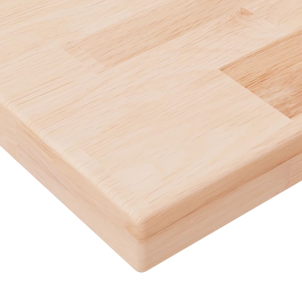 Ripiano 100x20x2,5 cm Legno Massello di Rovere Non Trattato | homemem39