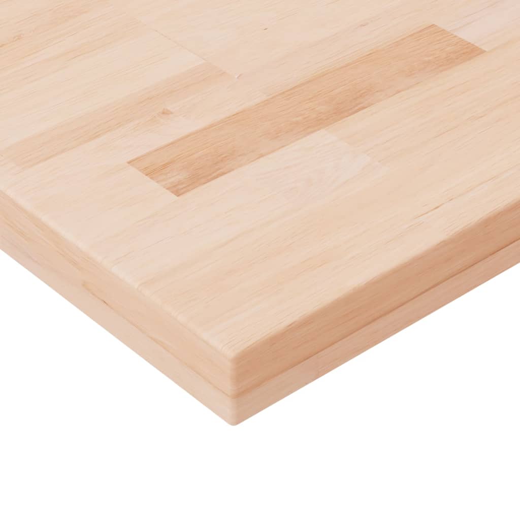 Piano Tavolo Quadrato 40x40x4 cm Massello Rovere Non Trattato | homemem39